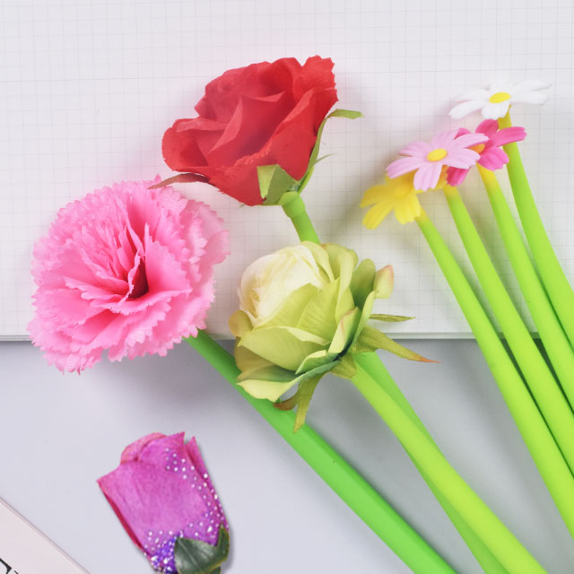 꽃볼펜 카네이션 볼펜 벚꽃 장미 튤립 변색 꽃 선물용 추천 색이 변하는 어버이날 스승의날